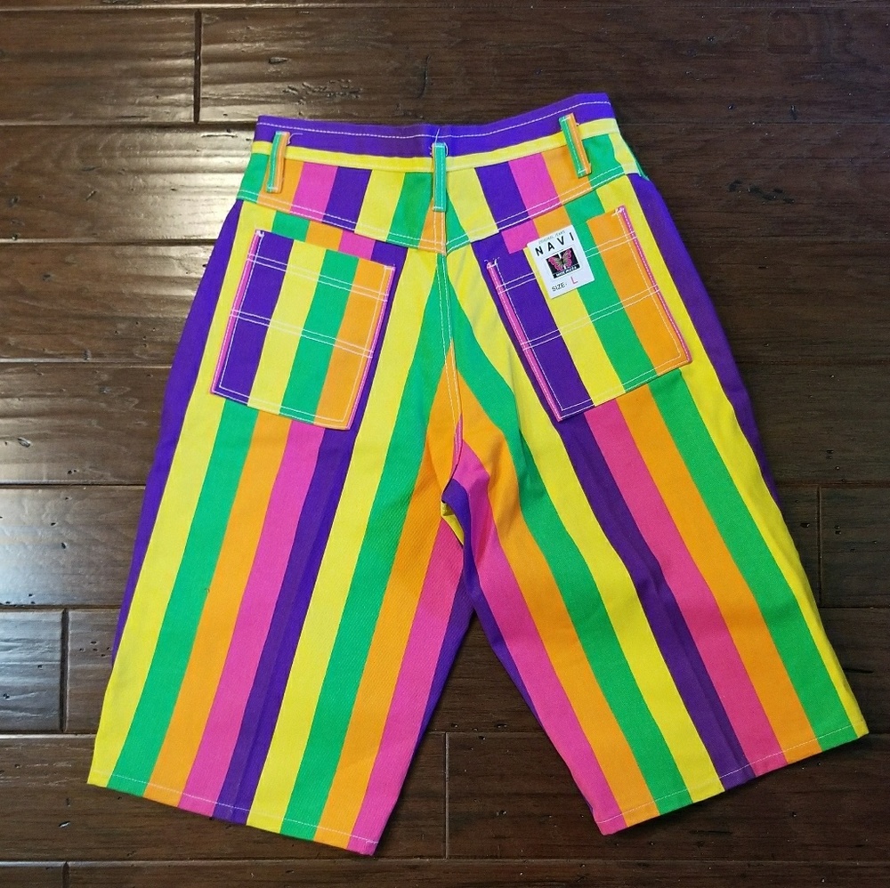 Candy striped walking shorts - Picture 2 of 7